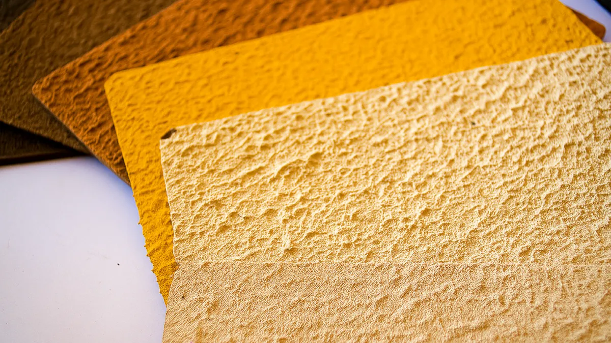 Muestras de Tarquini en distintos colores y texturas – opciones para lograr un acabado profesional